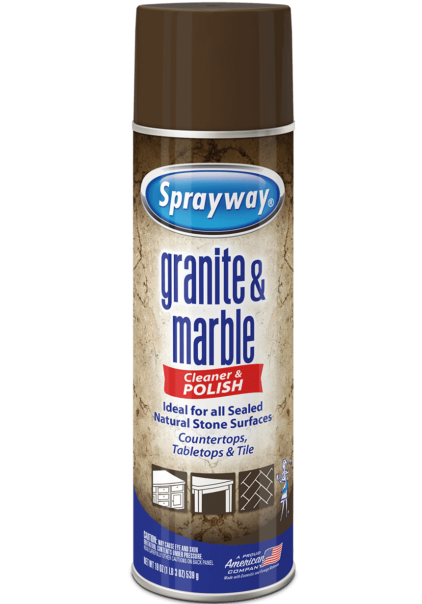 Sprayway Granite & Marble Cleaner Aerosol Spray