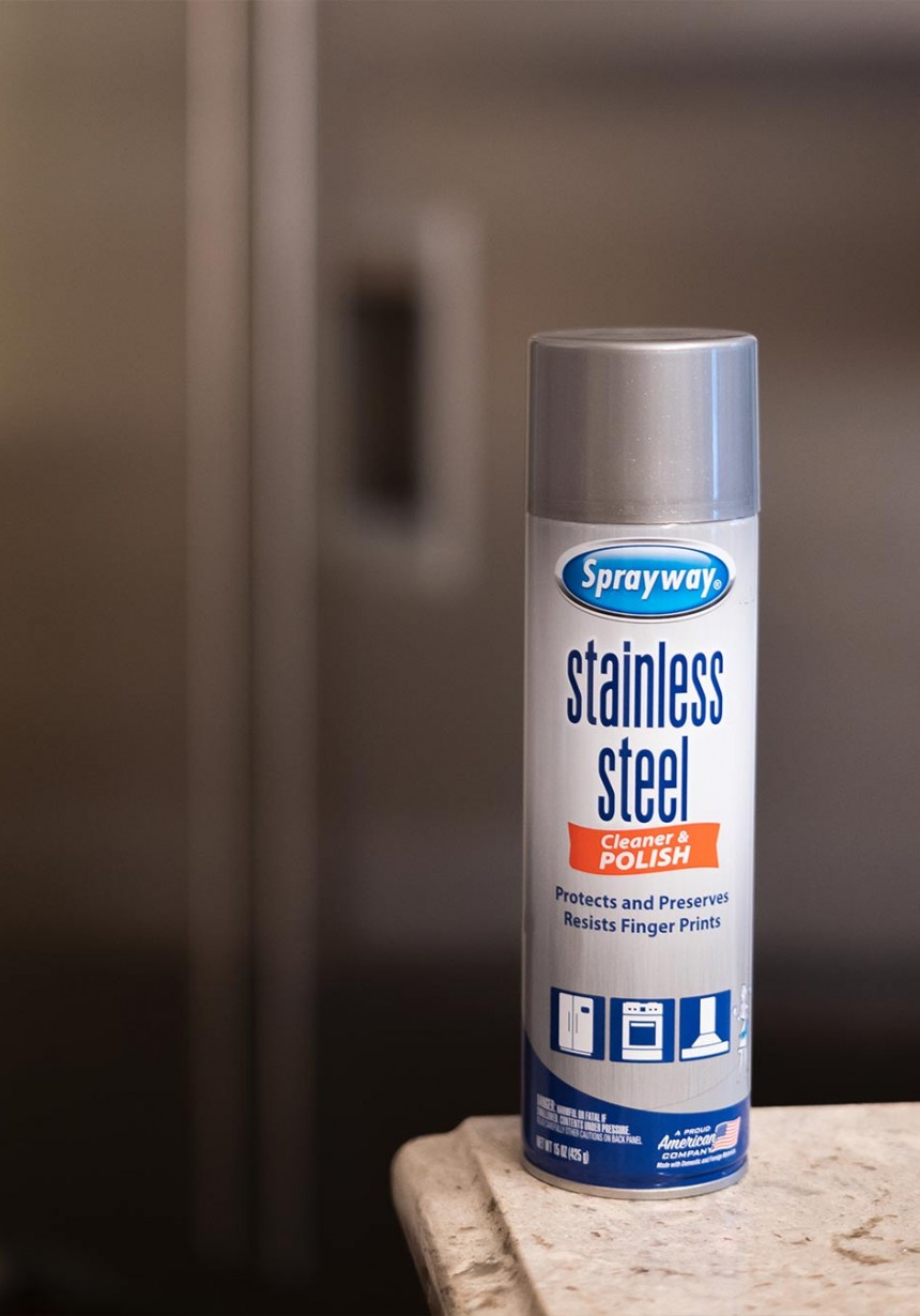 Stainless Steel Cleaner Sprayway OilBased Aerosol Spray