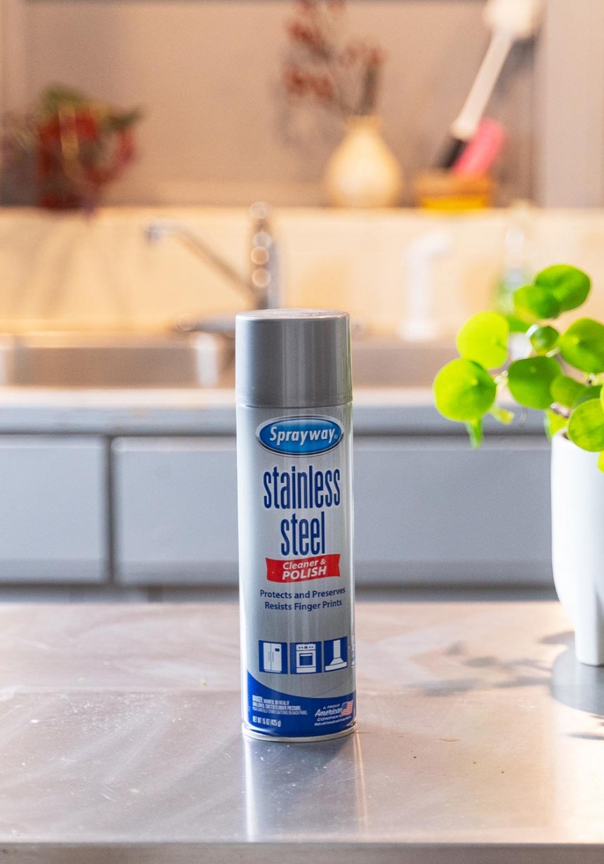 Stainless Steel Cleaner Sprayway OilBased Aerosol Spray