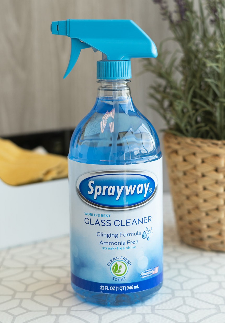 Glass Cleaner Clinging Spray Sprayway Cleaners
