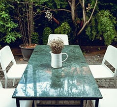 granite patio table
