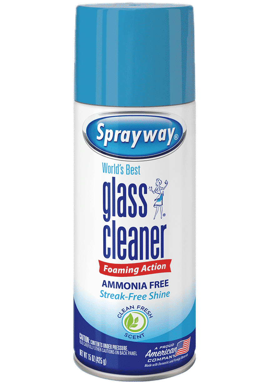 Ammonia-Free Glass Cleaner Foaming Aerosol Spray - Sprayway